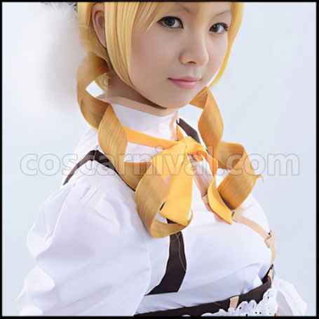 Mahou Shoujo Madoka Magica Tomoe Mami Cosplay Costume New Edition by coscarnival - Collar Design