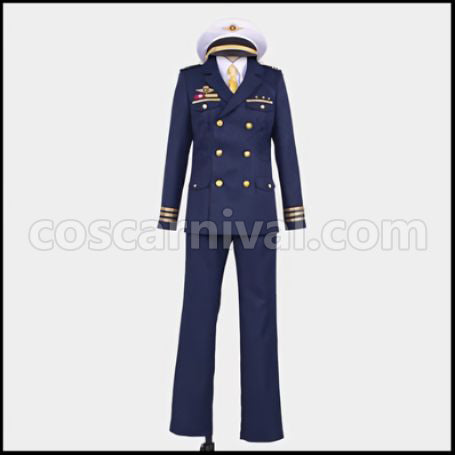 Uta no Prince-sama Shining Airlines Rookie Pilot Cosplay Costume Shining AirlinesVer.R PrinceVer.R coscarnival - Front View