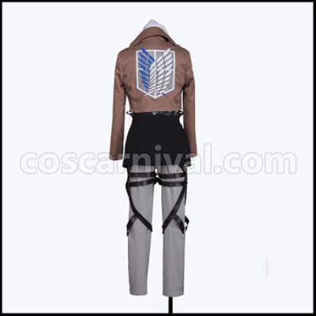 Attack on Titan Scout Regiment Annie Leonhart Cosplay Costume coscarnival - Side Profile