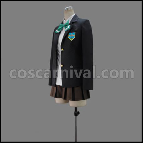 Free! Haruka Nanase Gender Swap Female Version Cosplay Costume coscarnival - Back View
