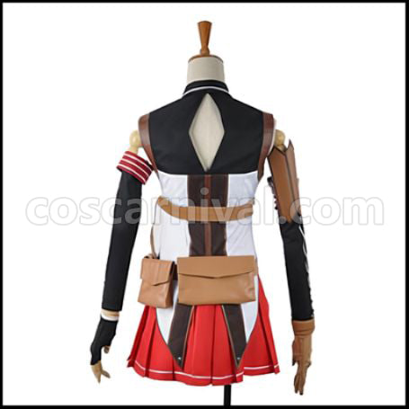 The Legend of Heroes: Trails of Cold Steel II Thors Military Academy Class VII Alisa Reinford Cosplay Costume coscarnival - Back View