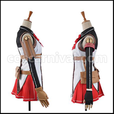 The Legend of Heroes: Trails of Cold Steel II Thors Military Academy Class VII Alisa Reinford Cosplay Costume coscarnival - Side Profile