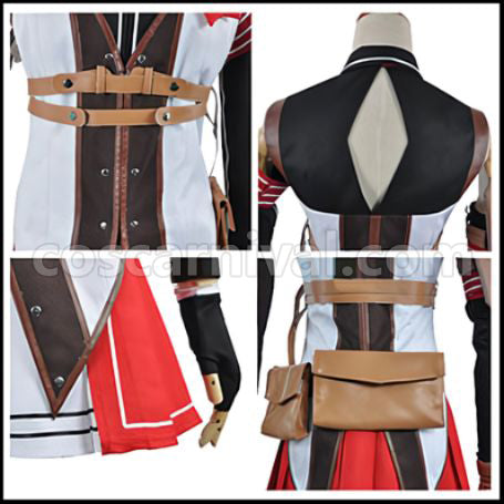 The Legend of Heroes: Trails of Cold Steel II Thors Military Academy Class VII Alisa Reinford Cosplay Costume coscarnival - Detail Close-up