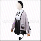 [Nijisanji Costume] Nijisanji VTuber Tokoyami Towa Summer Clothes Cosplay Costume coscarnival - Back View