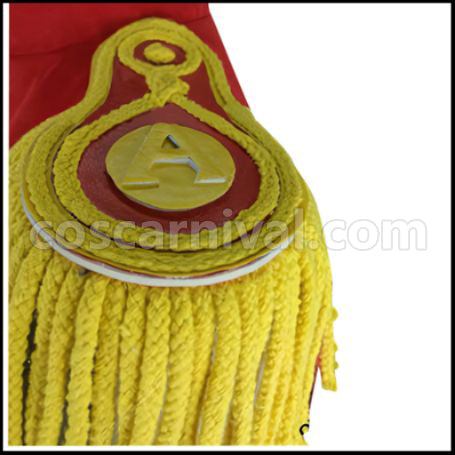 Persona 5 Crow / Akechi Goro Cosplay Costume coscarnival - Side Profile