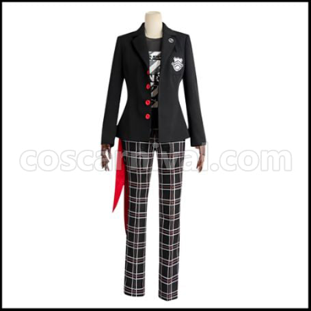 Persona 5 Akira Kurusu Cosplay Costume coscarnival - Front View