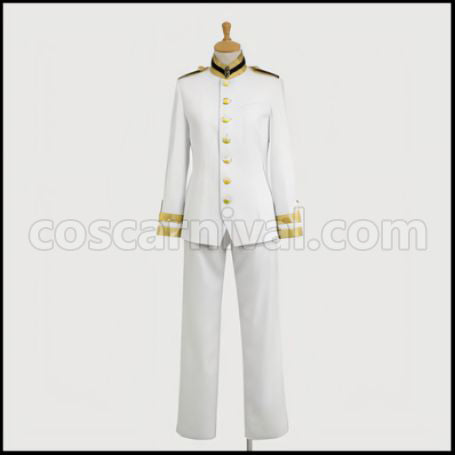 Axis Powers Hetalia Japanese Military Uniform Cosplay Costume coscarnival - Front View