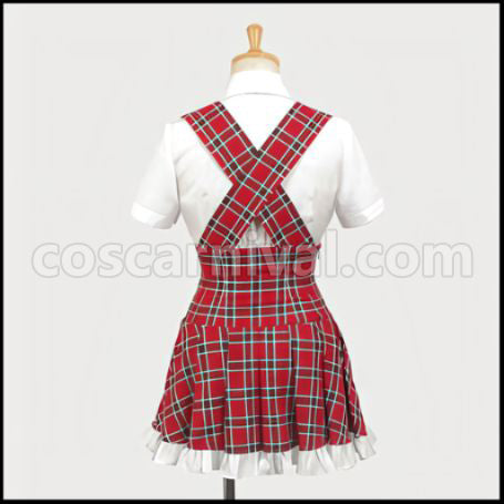 Axis Powers Hetalia Gakuen Hetalia Girls' Summer Clothes Cosplay Costume coscarnival - Back View