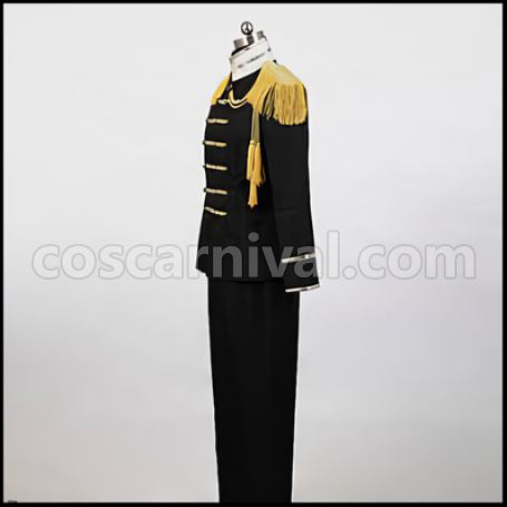 Axis Powers Hetalia Japan Black Military Uniform 3rd Volume European Car Situation Cosplay Costume coscarnival - Functional Details