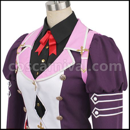 Uma Musume Pretty Derby Biwa Hayahide Cosplay Costume coscarnival - Collar Design