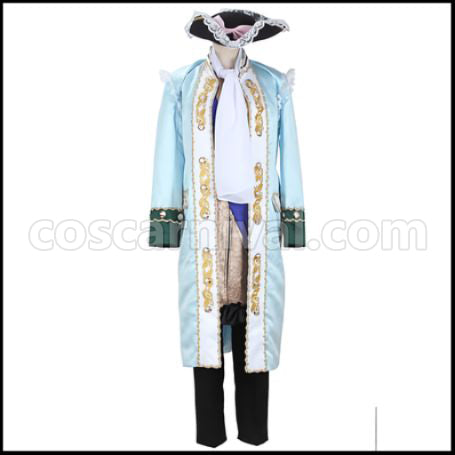 Axis Powers Hetalia France Seven Years' War Cosplay Costume coscarnival - Front View