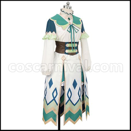 Uma Musume Pretty Derby Grass Wonder New Outfit Cosplay Costume coscarnival - Back View