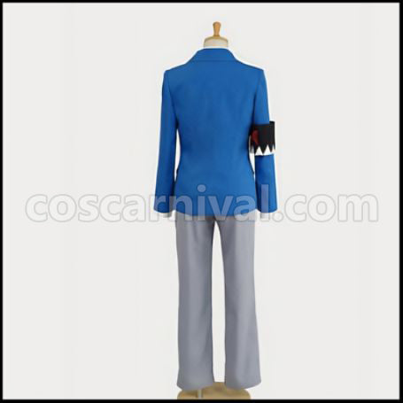 Hakuoki SSL: Sweet School Life Hijikata Toshizo Cosplay Costume coscarnival - Back View