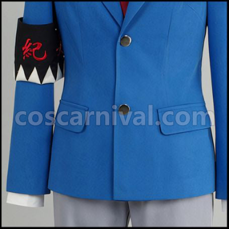 Hakuoki SSL: Sweet School Life Hijikata Toshizo Cosplay Costume coscarnival - Cuff Style