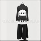 Hakuoki 2010 Calendar Saito Hajime Black Cosplay Costume coscarnival - Back View