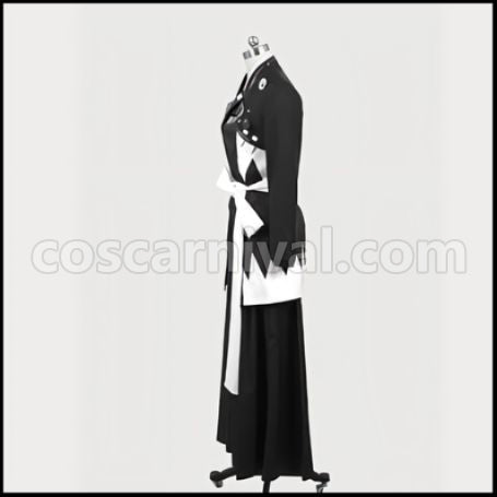 Hakuoki 2010 Calendar Saito Hajime Black Cosplay Costume coscarnival - Side Profile