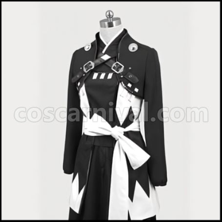 Hakuoki 2010 Calendar Saito Hajime Black Cosplay Costume coscarnival - Hem Detail