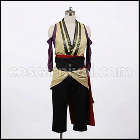 Hakuoki: Demon of the Fleeting Blossom Heisuke Todo Cosplay Costume coscarnival - Collar Design