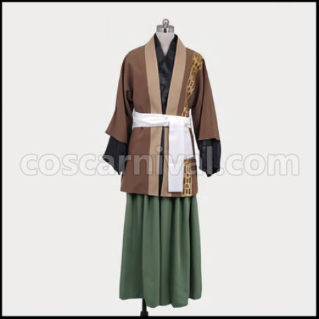 Hakuoki: Demon of the Fleeting Blossom Okita Souji Cosplay Costume coscarnival - Front View