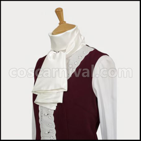 Black Butler Sebastian Episode 16 Outfit Cosplay Costume coscarnival - Collar Design