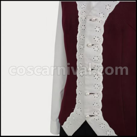 Black Butler Sebastian Episode 16 Outfit Cosplay Costume coscarnival - Cuff Style