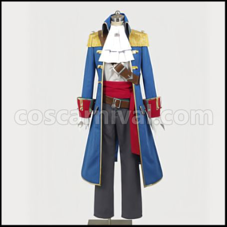 Black Butler II Ciel Phantomhive Masquerade Cosplay Costume coscarnival - Front View