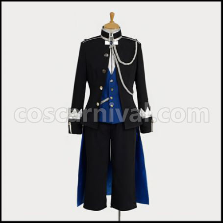 Black Butler Ciel Episode 15 Outfit Cosplay Costume coscarnival - Front View