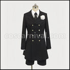 Black Butler II Ciel Phantomhive Mourning Outfit Cosplay Costume coscarnival - Front View