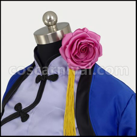Black Butler Ran-Mao Cosplay Costume coscarnival - Detail Close-up