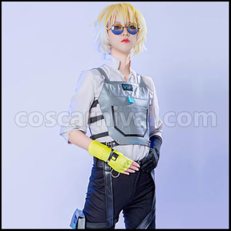 [Nijisanji Costume] Nijisanji VTuber Sonny Brisko Cosplay Costume coscarnival - Back View