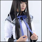 Mahou Shoujo Madoka Magica Akemi Homura Costume + Wig 2-Piece Set by coscarnival - Hem Detail