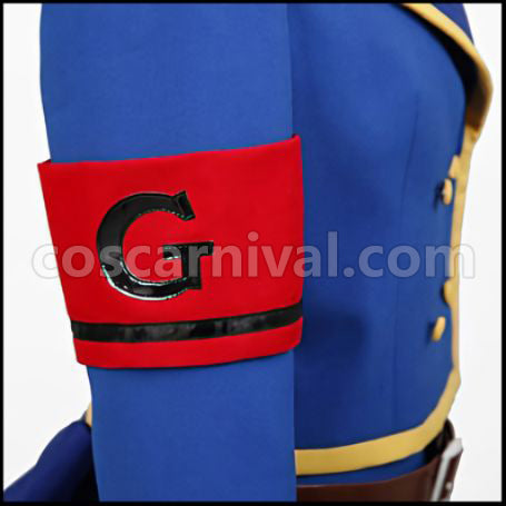 Detective Opera Milky Holmes Akechi Kokoro Cosplay Costume coscarnival - Cuff Style