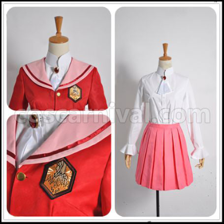 The World God Only Knows Nakagawa Kanon Cosplay Costume coscarnival - Back View