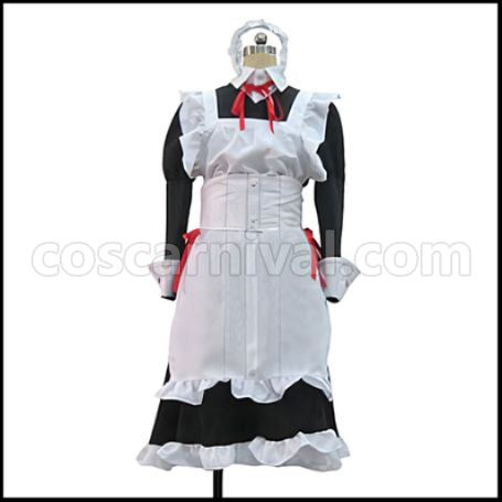 I Was Abducted to an Aristocrat Girls¡¯ School as a "Sample Commoner" Miyuki Kujou Cosplay Costume coscarnival - Front View