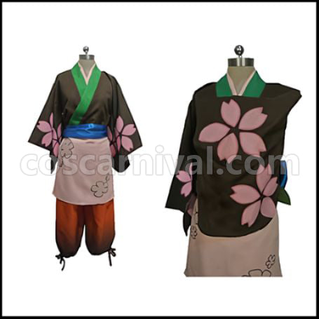 Hozuki's Coolheadedness Kodama Cosplay Costume coscarnival - Front View