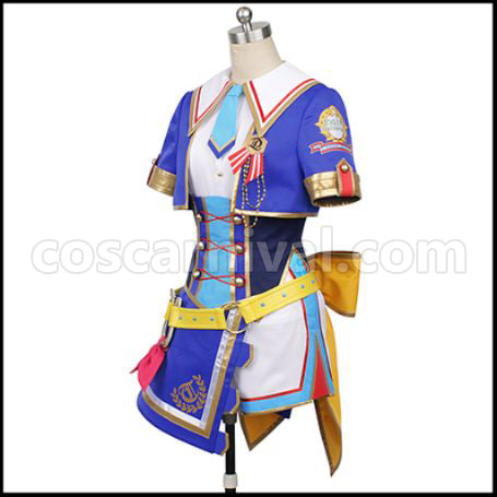 Uma Musume Pretty Derby Tokai Teio 3rd Live Outfit Glorious Azure Cosplay Costume coscarnival - Side Profile