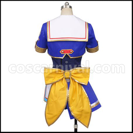 Uma Musume Pretty Derby Tokai Teio 3rd Live Outfit Glorious Azure Cosplay Costume coscarnival - Detail Close-up