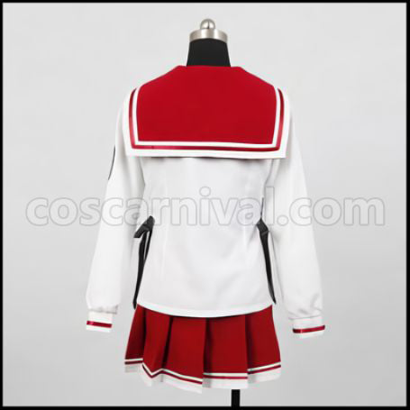 Aria the Scarlet Ammo Aria H. Kanzaki Cosplay Costume coscarnival - Side Profile