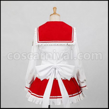 Aria the Scarlet Ammo Riko Mine Cosplay Costume coscarnival - Detail Close-up