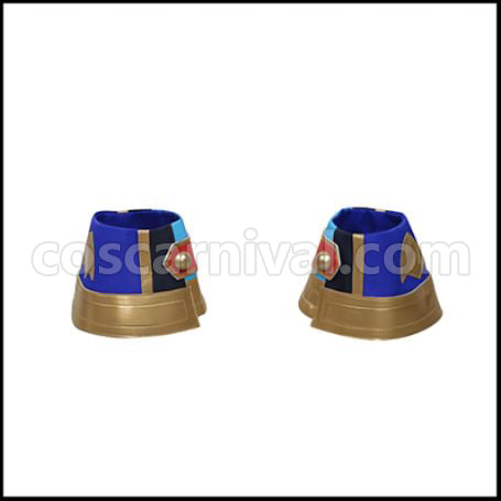 Uma Musume Pretty Derby Tokai Teio 3rd Live Outfit Glorious Azure Cosplay Costume coscarnival - Hem Detail