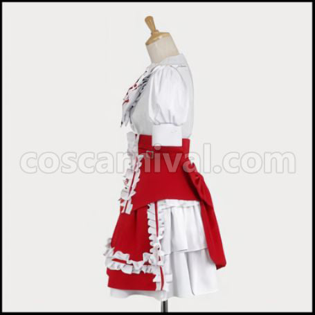 Macross F Gemini Constellation Formal Dress Ranka Lee Cosplay Costume coscarnival - Side Profile