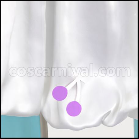 Macross Frontier the Movie Sheryl Nome White Rabbit Cosplay Costume coscarnival - Material Texture