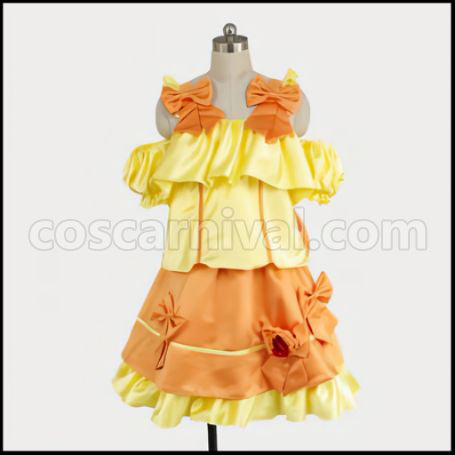 Macross F Ranka Lee Interstellar Flight Suit Cosplay Costume coscarnival - Front View