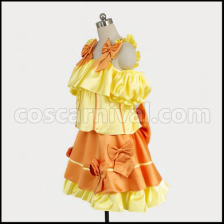 Macross F Ranka Lee Interstellar Flight Suit Cosplay Costume coscarnival - Side Profile