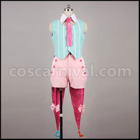 Macross F Koi-Koku Wing Sayonara no Tsubasa Ranka Magical Girl Pastel Cosplay Costume coscarnival - Front View