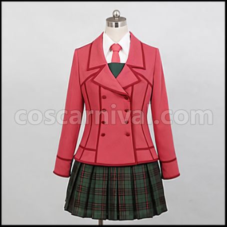 Rewrite Chihaya Ohtori Cosplay Costume coscarnival - Front View