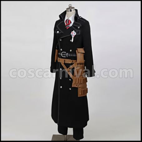 Blue Exorcist Okumura Yukio Cosplay Costume coscarnival - Hem Detail