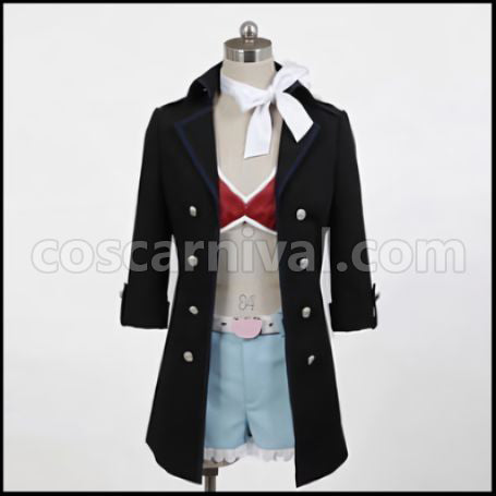 Blue Exorcist True Cross Knight Order Kirigakure Shura Cosplay Costume coscarnival - Front View