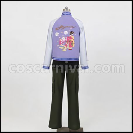 TIGER & BUNNY Origami Cyclone Ivan Karelin Cosplay Costume Deluxe Edition coscarnival - Detail Close-up