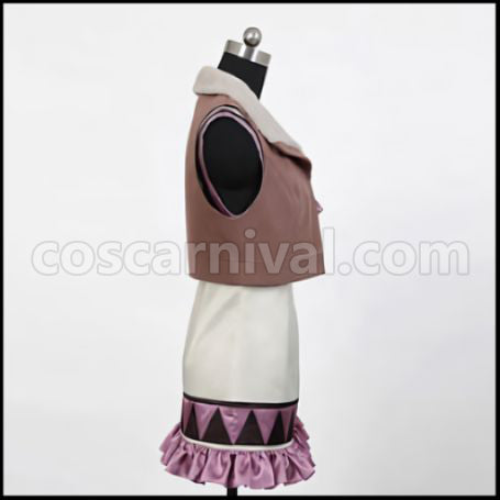 TIGER & BUNNY Titan Industry Blue Rose Karina Lyle Casual Wear Cosplay Costume coscarnival - Hem Detail